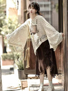 Hanfu modern dress in elegant new Chinese style with refined daily wear design