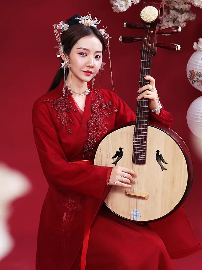 Hanfu Red Dress | Stunning Traditional Chinese Hanfu for Women