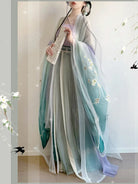 Hanfu style clothing Song dynasty embroidered wide sleeve spring outfit