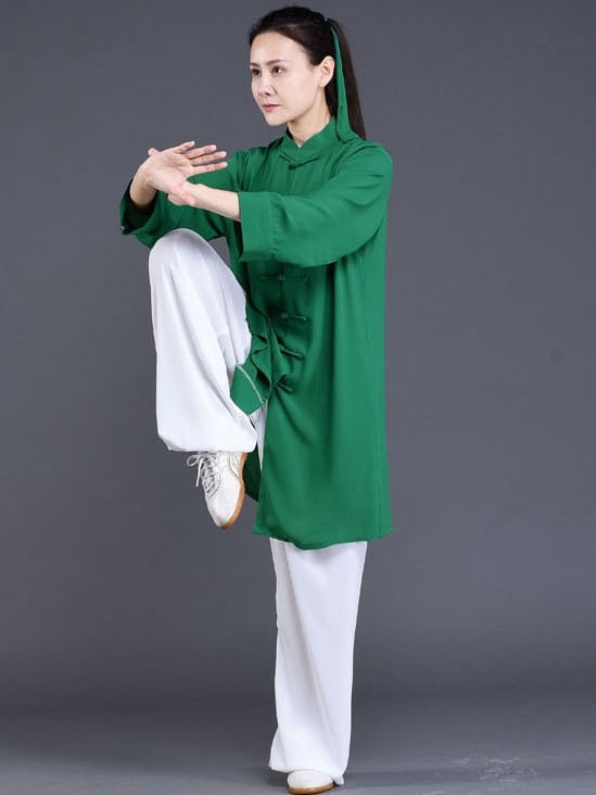 Ice Silk Tai Chi Uniform – Unisex Summer Custom Set