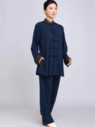 Kung Fu Attire for Women – Blue Tai Chi Outfit for Practice & Performance