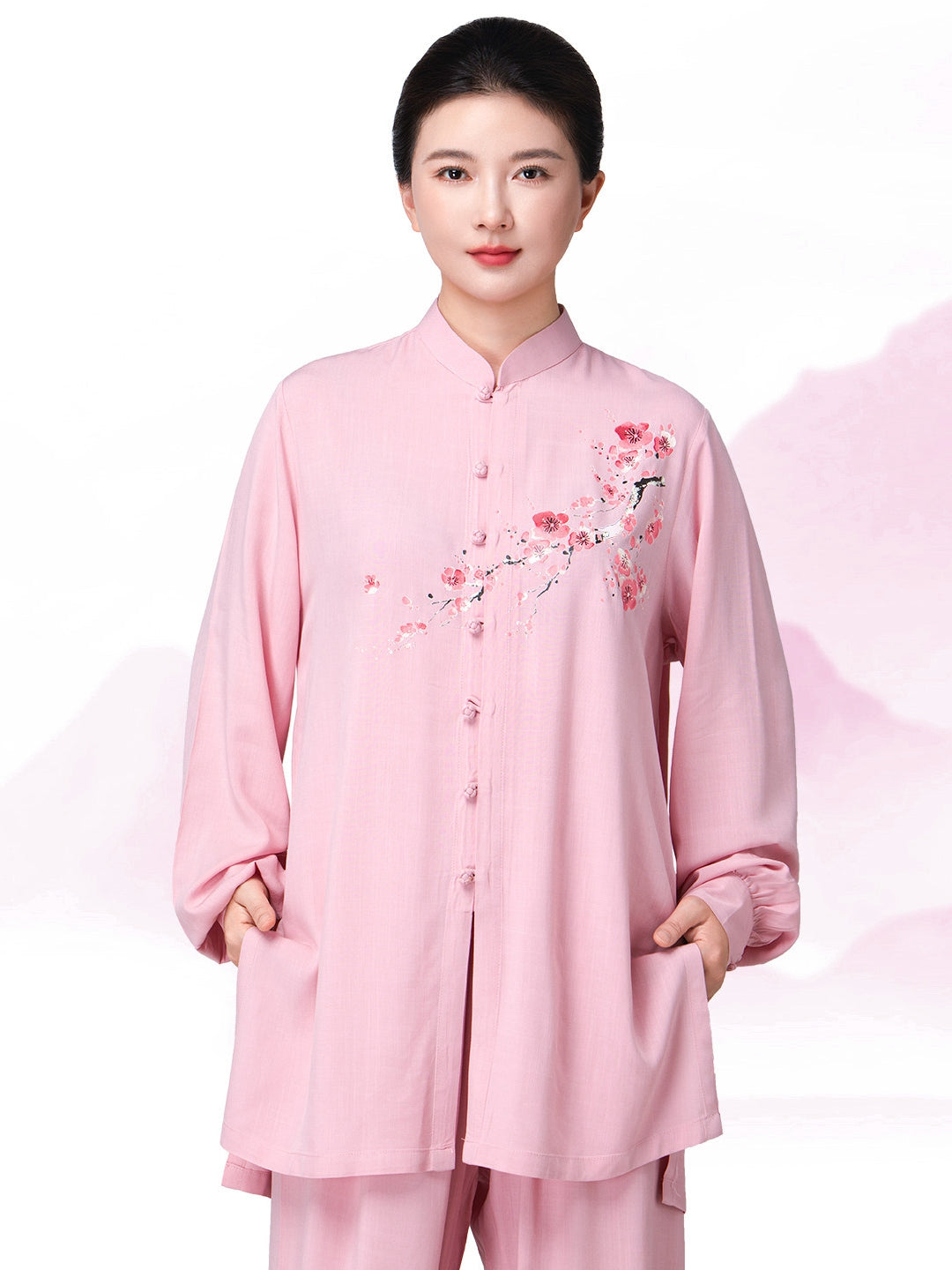 Women’s Tai Chi Suit – Plum Blossom Practice Set