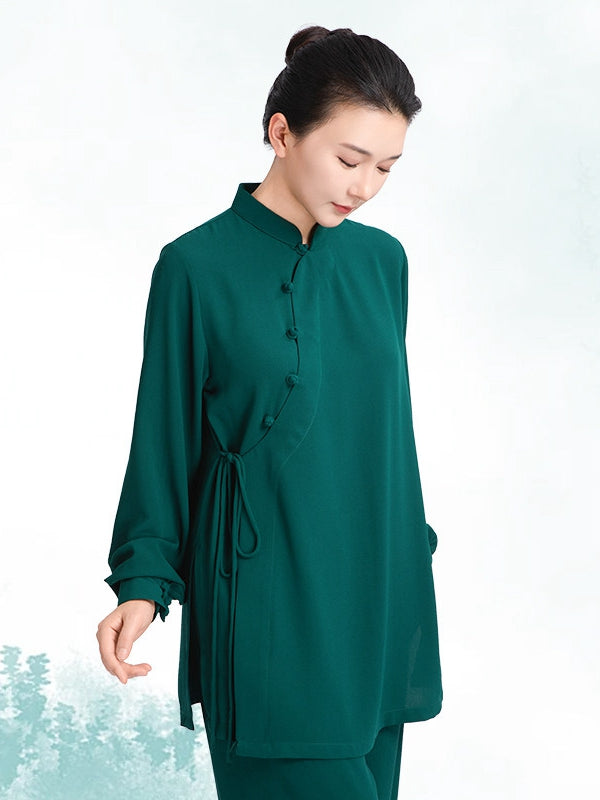Tai Chi Outfit for Women – Asymmetric Tunic Set