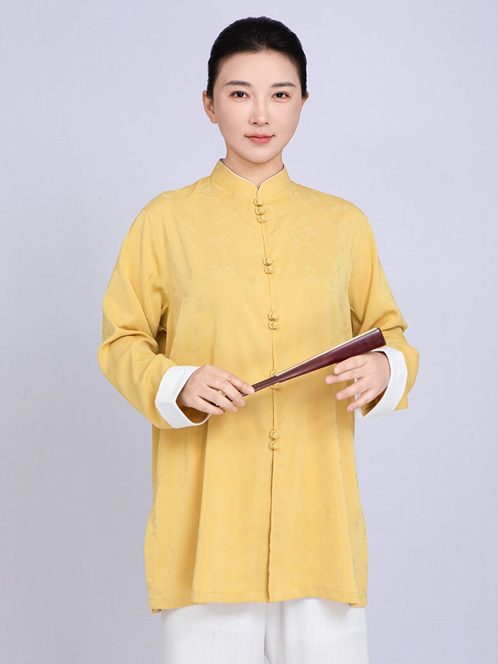 Women’s Kung Fu Shirt – Cupro Tai Chi Top or Set