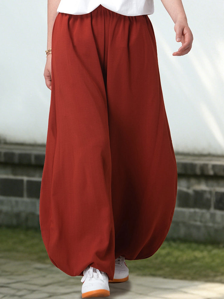 Women’s Summer Tai Chi Pants – Flowy Practice Trousers