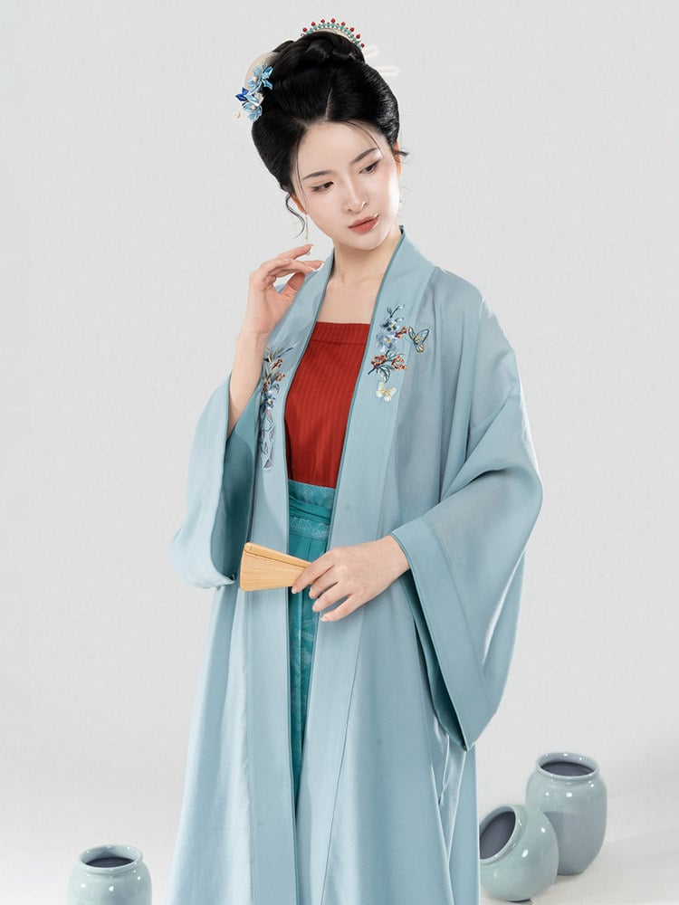 Song Style Hanfu Set for Women Three-Piece Lightweight Chinese Outfit
