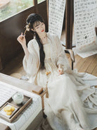 Hanfu traditional clothing Song dynasty long beizi Tencel summer set