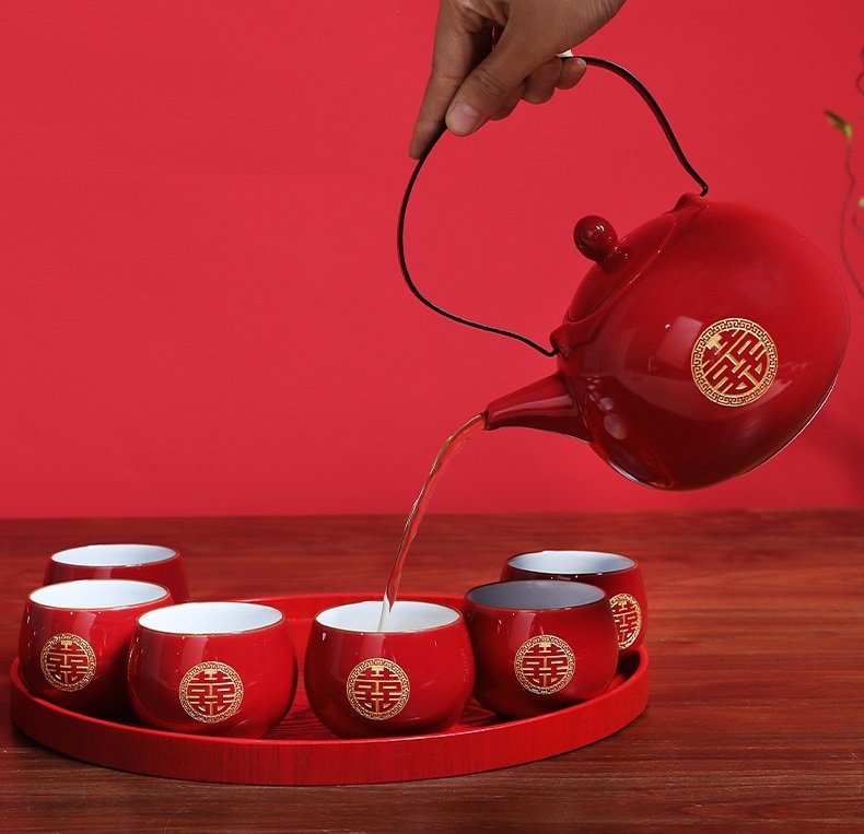Double Happiness Wedding Tea Set | Harmony
