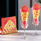 Red and Gold Double Happiness Napkins (20pcs)