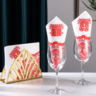 Red Double Happiness Wedding Napkins (20pcs)