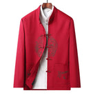 Chinese  Dragon Embroidery Tang Mandarin Jacket Suit