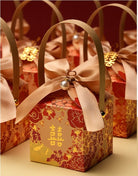 Double Happiness Floral Wedding Favor boxes (20pcs)
