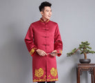 Dragon Embroidered Tang Jacket For Best men