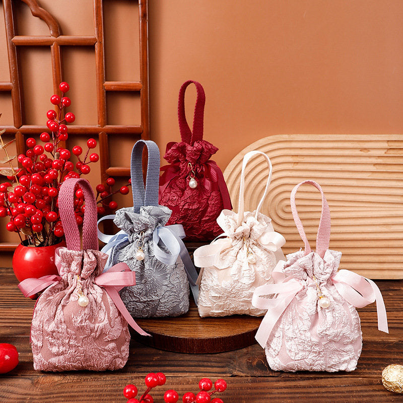 Double Happiness  Wedding  Favor Gift Pouch Bag