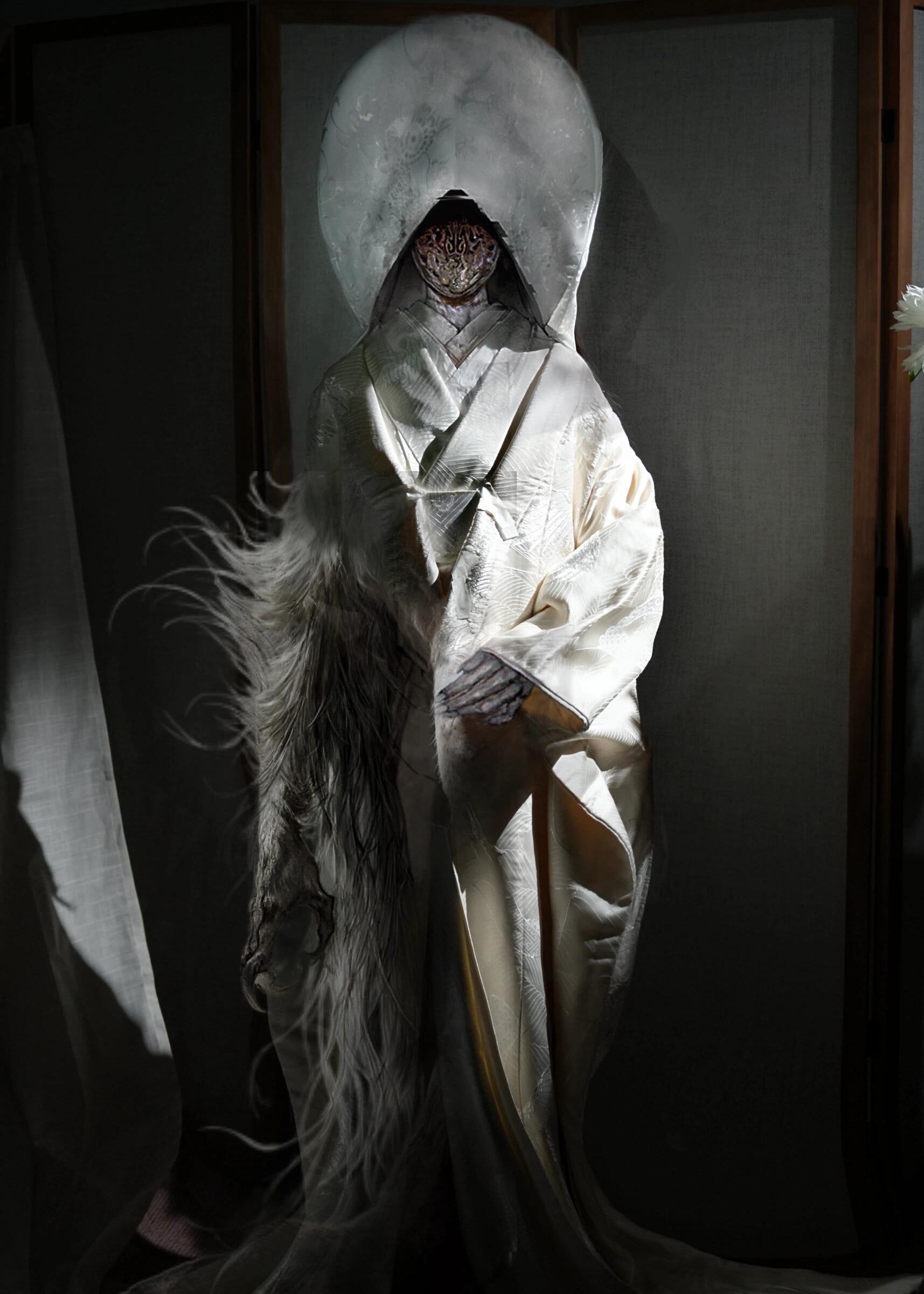 Shiromuku | 4-Piece SILENT HILL f Custom Asian Bridal Kimono (白无垢)