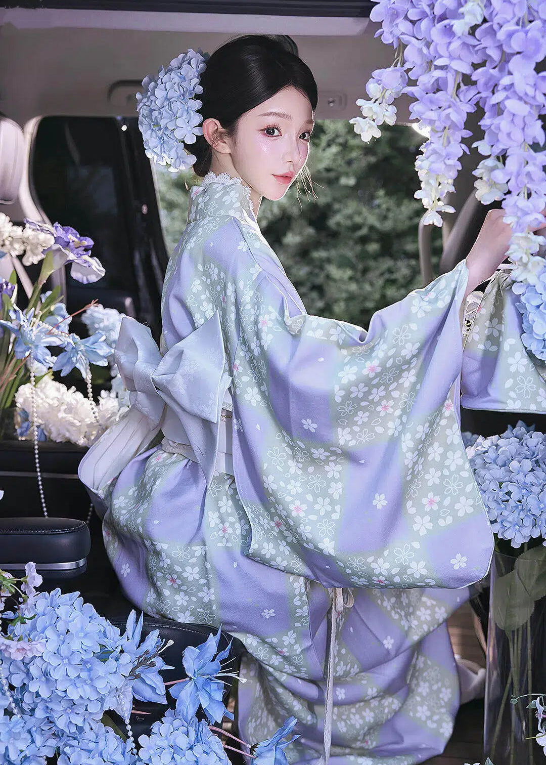 Violet Sakura | Asian Kimono (紫樱)