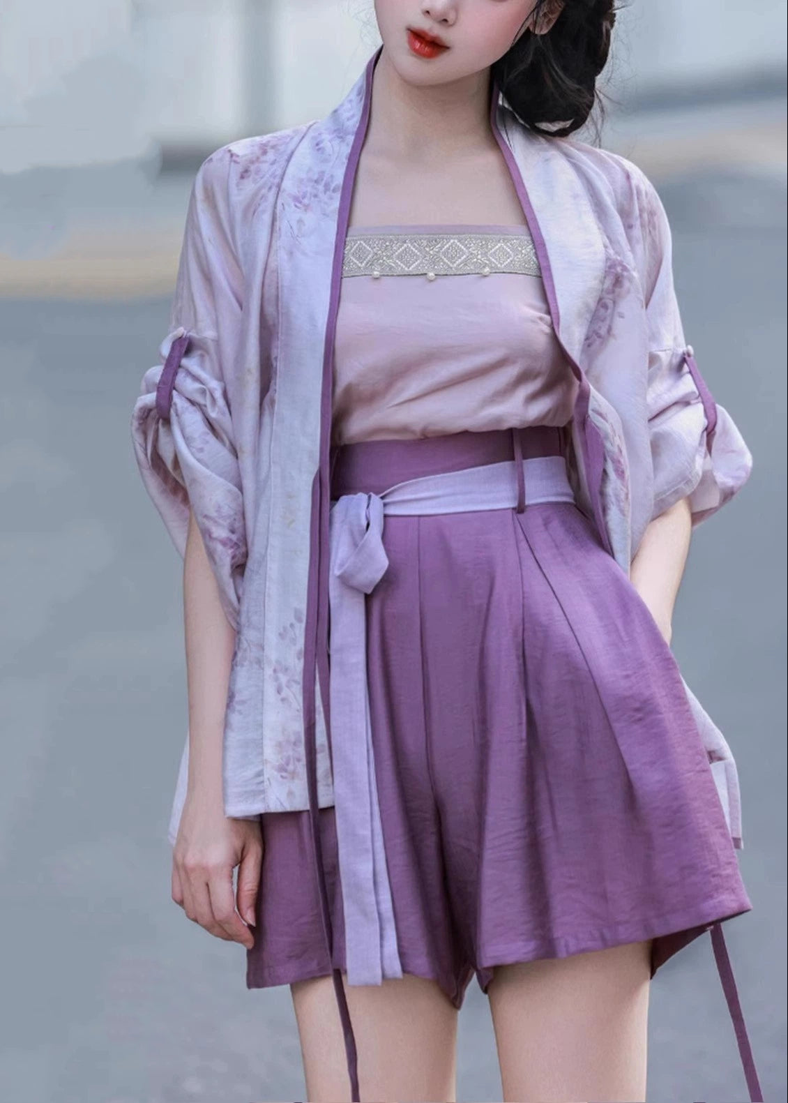 Wisteria Slush | 3-piece Shorts Set (紫藤冰沙)