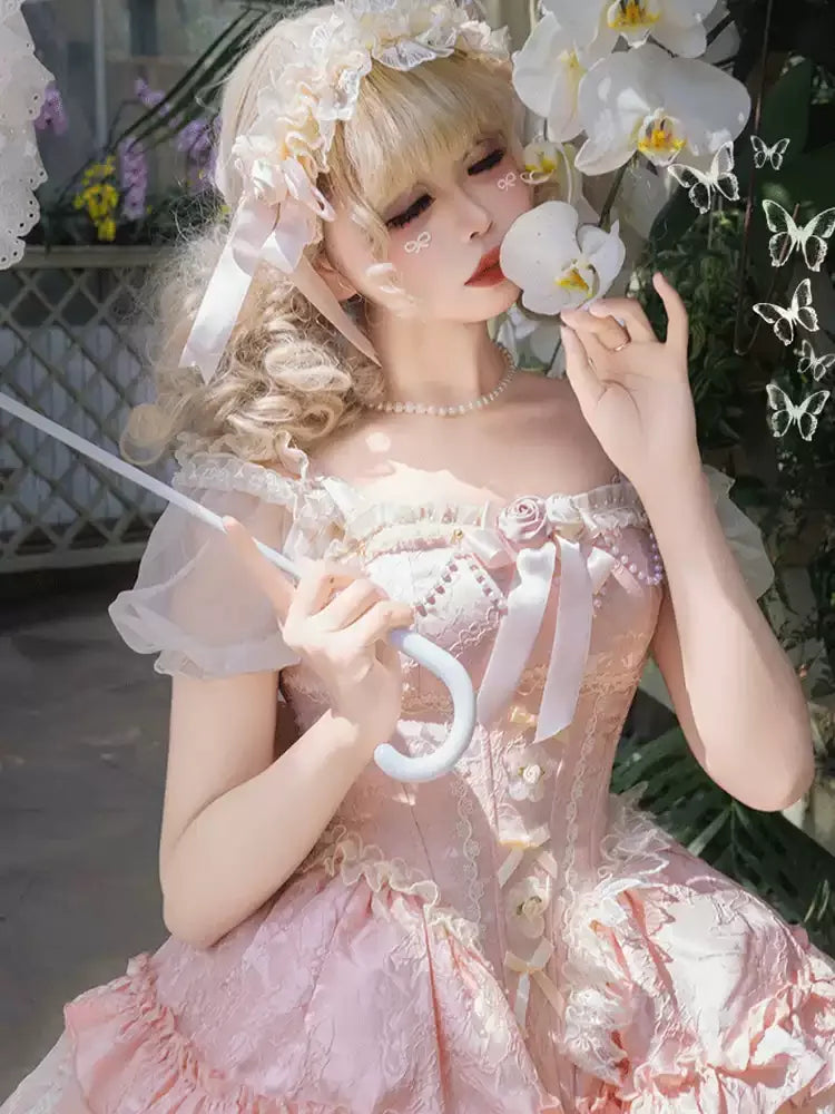 Lolita City Dress | Beautiful Doll-Style Ballet JSK Princess Dress