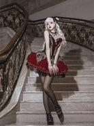 Lolita dress dark gothic starry vampire outfit for women, perfect for daily wear and spring-autumn styling