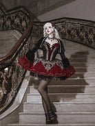 Lolita dress dark gothic starry vampire outfit for women, perfect for daily wear and spring-autumn styling