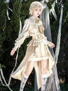 Original Lolita dress with European palace prince design, elegant tailcoat, and youthful royal style outfit