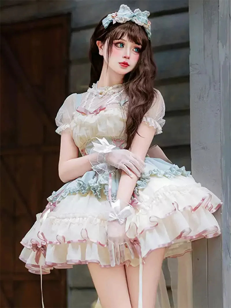 Lolita Dress | Sweet Princess JSK Ballerina Style Cute Daily Lolita Dress