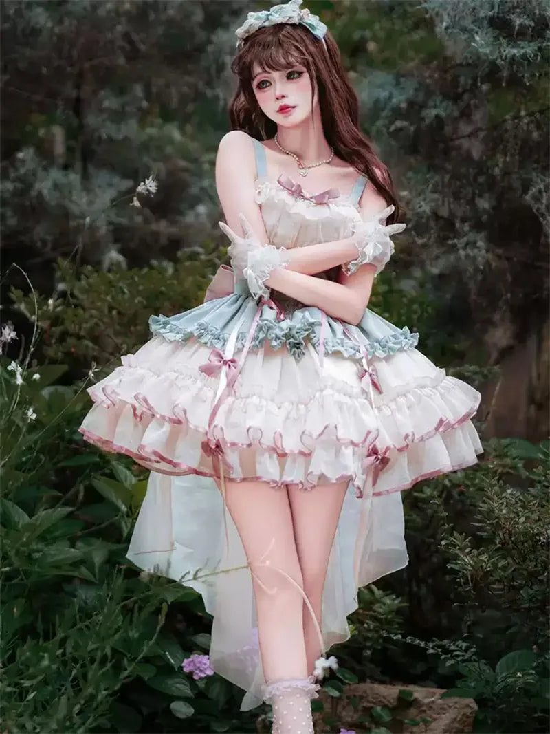 Lolita Dress | Sweet Princess JSK Ballerina Style Cute Daily Lolita Dress