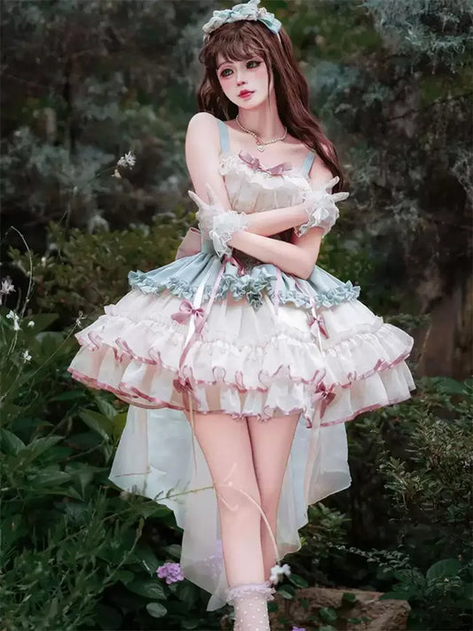 Lolita Dress | Sweet Princess JSK Ballerina Style Cute Daily Lolita Dress