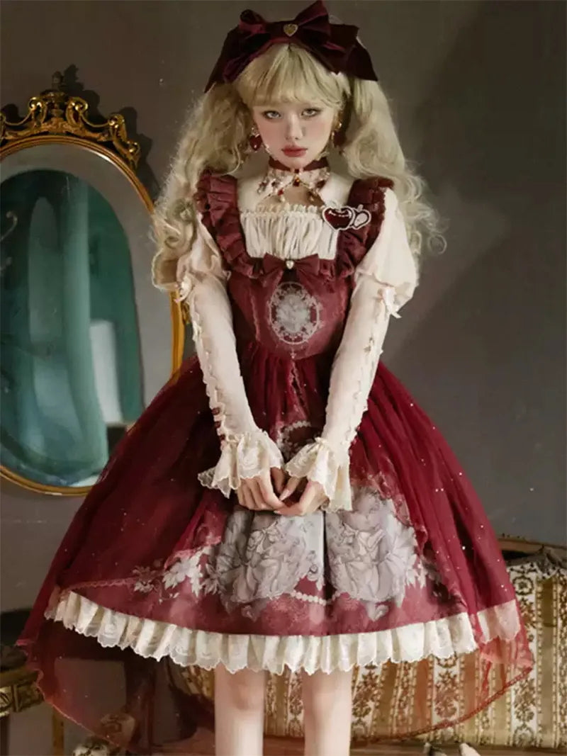 Original Lolita Dress | Elegant JSK Princess Outfit for Christmas & New Year