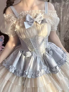 Original lolita dress to impress, cute strap JSK with fitted waist, perfect for sweet and elegant look