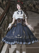 Elegant gothic princess Lolita fashion dress to impress with summer-inspired design and delicate lace detailing for daily or festive wear