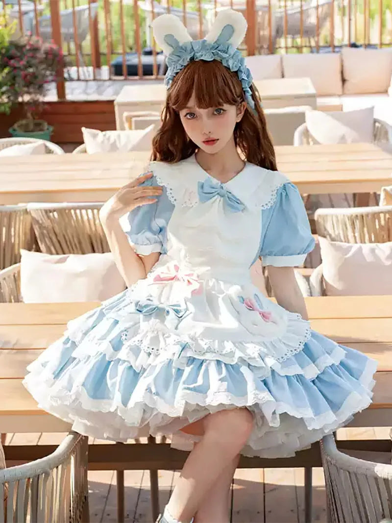 Classic Lolita Maid Dress | Original Black and White French Lolita Outfit