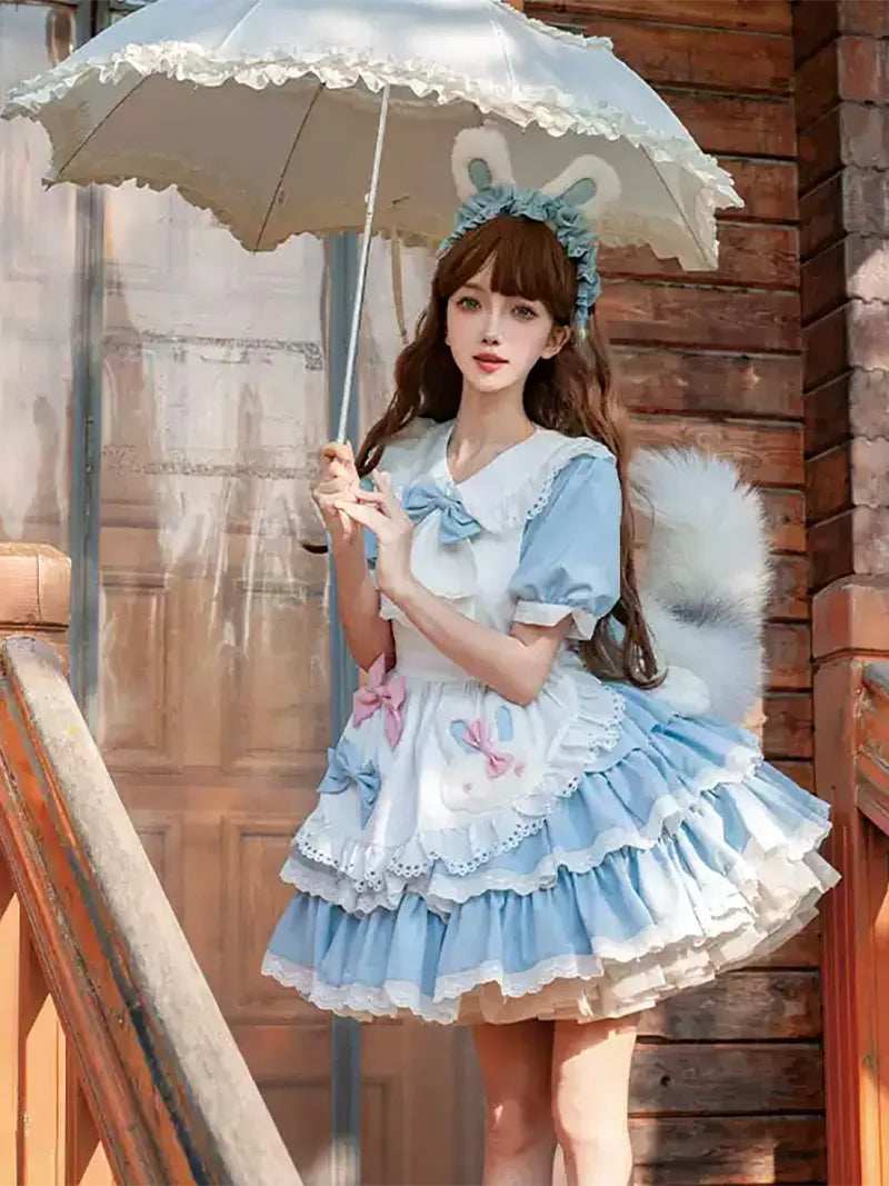 Classic Lolita Maid Dress | Original Black and White French Lolita Outfit