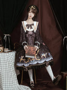 Elegant lolita outfit dress to impress with Butterfly OP, cute and comfortable plus-size design for daily wear