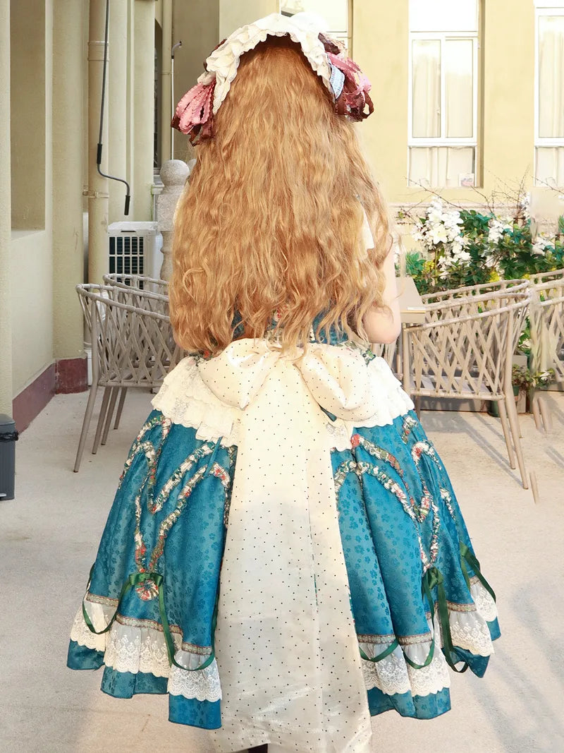 Elegant Lolitafashion gothic Lolita dress with classic castle style, perfect for cosplay, parties, or daily