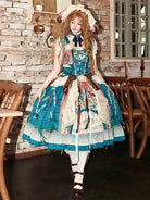 Elegant Lolitafashion gothic Lolita dress with classic castle style, perfect for cosplay, parties, or daily