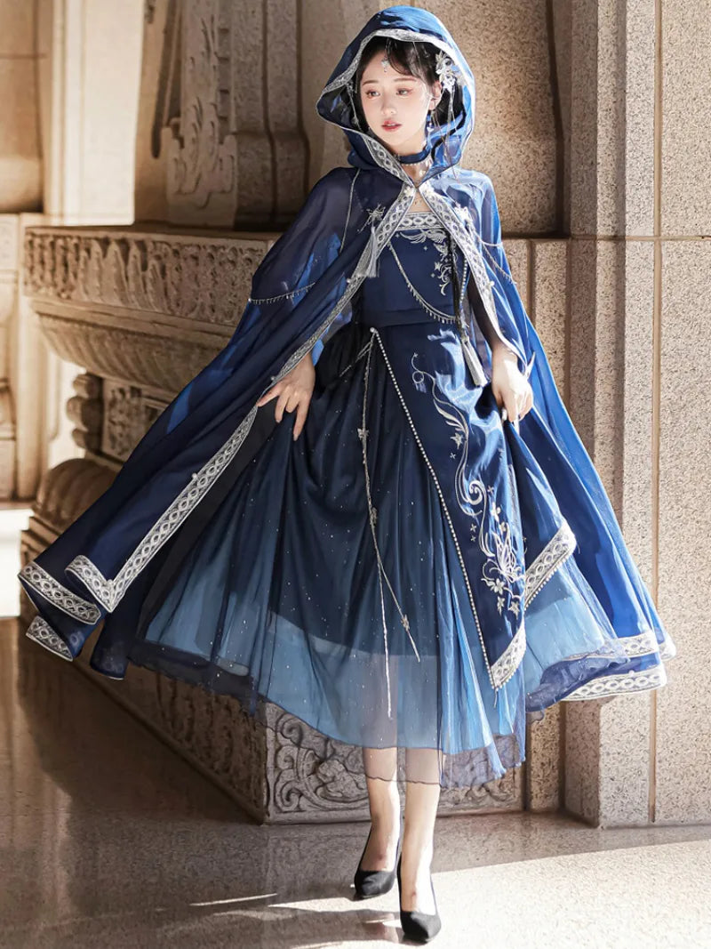 Loltia Fashion Summer dress with modern Hanfu design, combining traditional Chinese elements with stylish daily wear
