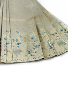 Mamian Skirt brocade Hanfu half skirt with double-warp weaving traditional craftsmanship