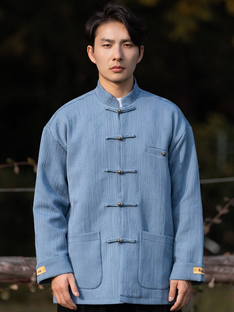 Men’s Chinese Tang Jacket Modern Outerwear