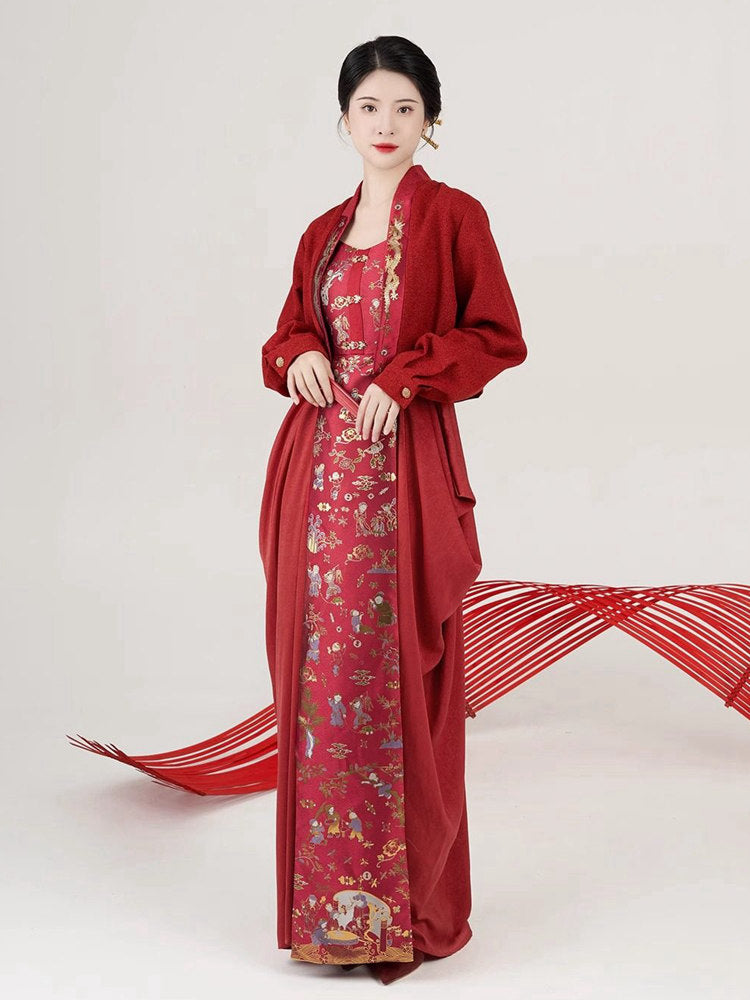 Modern Chinese Formal Dress – Elegant New Chinese Style Outfit for Women