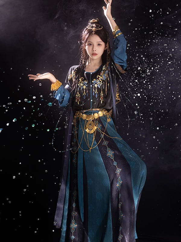 Tang Dynasty Dunhuang Style Hanfu Modern Style Hanfu Dress