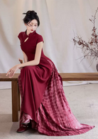 Scarlet | Modern 2-Pieces Qipao Dress (绯色)