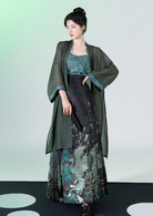 Phoenix | Modern 3-Pieces Ma Mian Skirt Set (青羽)