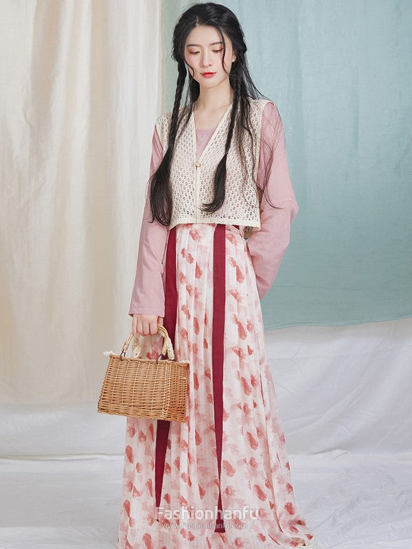 Fashion Hanfu Retro Women’s Clothing Chinese Imprived Hanfu Dress