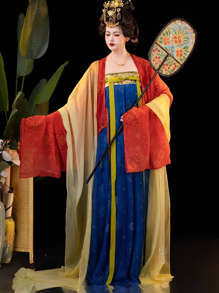 Tang Dynasty Ruqun Hanfu Set Chinese Clothing