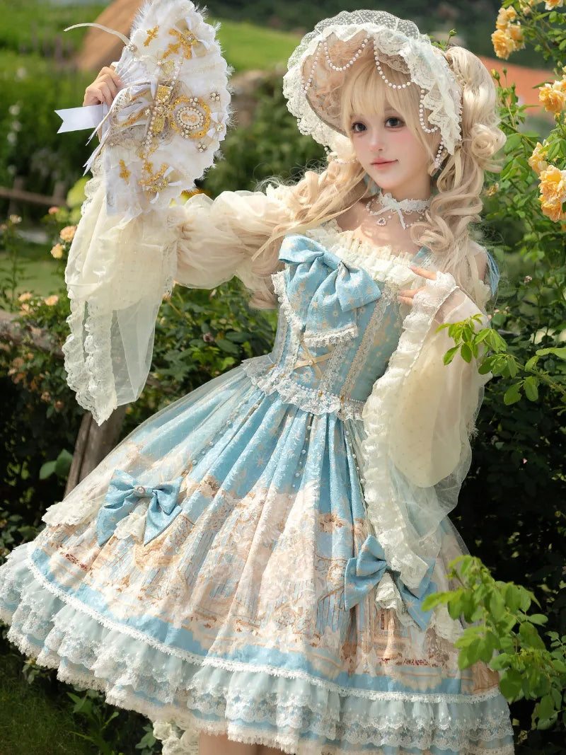 Sweetie Angel unicorn Lolita dress with classic silhouette and dreamy details