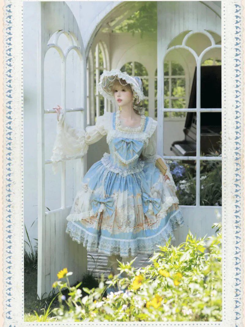 Sweetie Angel unicorn Lolita dress with classic silhouette and dreamy details