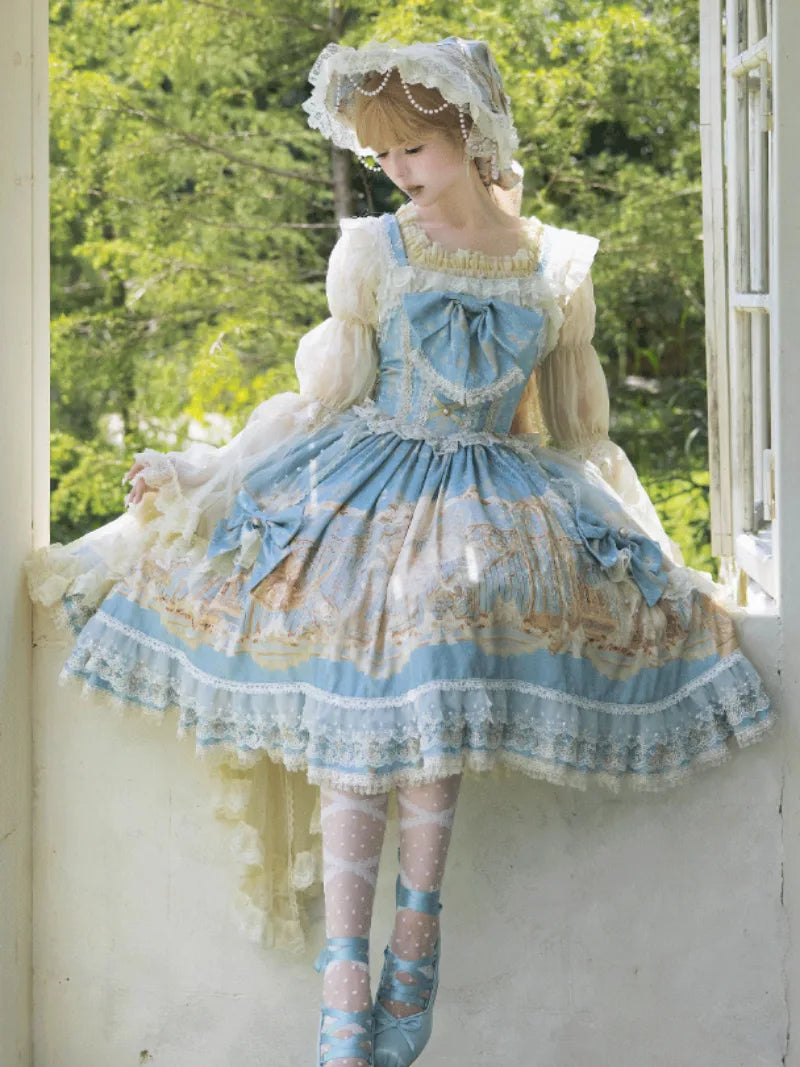 Sweetie Angel unicorn Lolita dress with classic silhouette and dreamy details