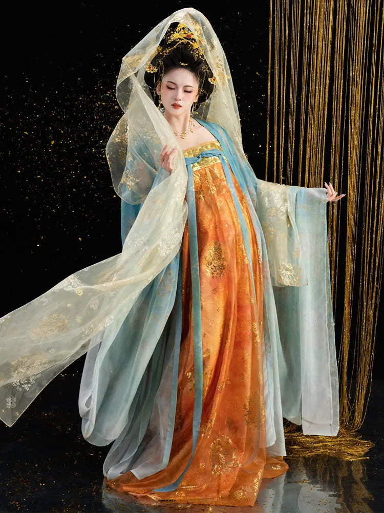 Tang Dynasty Hanfu Dress Set – Chinese Traditional Clothes