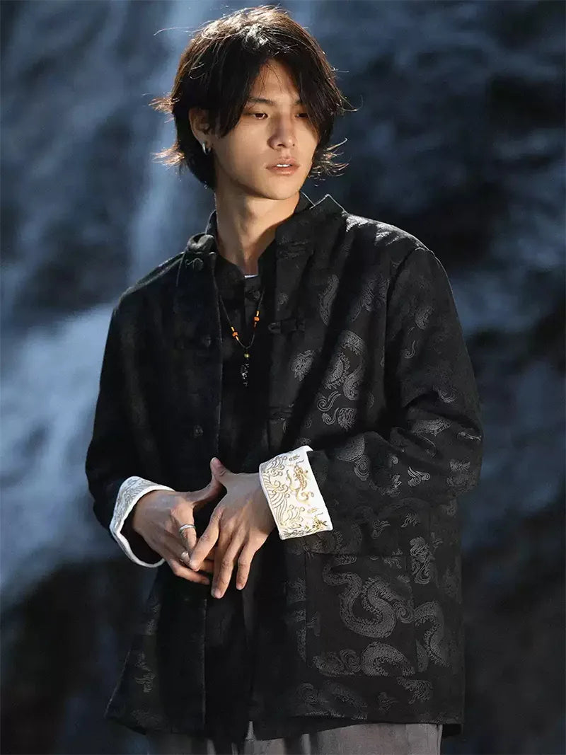 Tang Suit | Modern Chinese Style Jacket for Men with Frog Buttons
